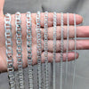 Sterling Silver Basic Necklace, Mariner Design, Polished, Silver Finish, 04.420.0019.20