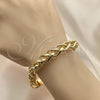 Oro Laminado Basic Bracelet, Gold Filled Style Polished, Golden Finish, 03.331.0148.09