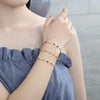 Oro Laminado Fancy Bracelet, Gold Filled Style Ball Design, Polished, Golden Finish, 03.326.0005.08