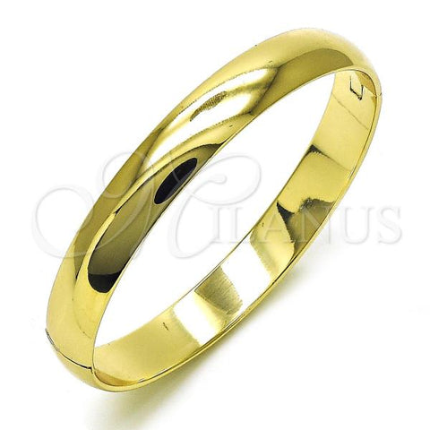 Oro Laminado Individual Bangle, Gold Filled Style Polished, Golden Finish, 07.213.0015.05