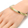 Oro Laminado Basic Bracelet, Gold Filled Style Rat Tail Design, Polished, Golden Finish, 5.221.007.1.09