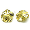 Oro Laminado Stud Earring, Gold Filled Style Polished, Golden Finish, 02.385.0034