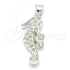 Sterling Silver Fancy Pendant, Seahorse Design, Polished,, 05.398.0009