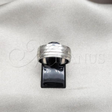 Stainless Steel Mens Ring, Polished, Steel Finish, 01.63.0732.07