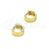 Oro Laminado Huggie Hoop, Gold Filled Style Polished, Golden Finish, 02.213.0482.10