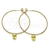 Oro Laminado Medium Hoop, Gold Filled Style Polished, Golden Finish, 02.63.2744.2.50