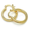 Oro Laminado Small Hoop, Gold Filled Style Polished, Golden Finish, 02.170.0205.20