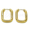 Oro Laminado Huggie Hoop, Gold Filled Style Polished, Golden Finish, 02.195.0304.20