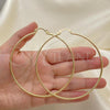 Oro Laminado Extra Large Hoop, Gold Filled Style Polished, Golden Finish, 5.134.001.80