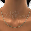 Oro Laminado Basic Necklace, Gold Filled Style Mariner Design, Polished, Golden Finish, 04.99.0010.18