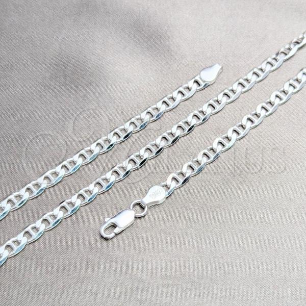 Sterling Silver Basic Bracelet, Polished, Silver Finish, 04.420.0020.07