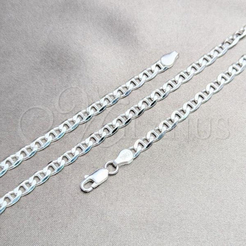 Sterling Silver Basic Bracelet, Polished, Silver Finish, 04.420.0020.07