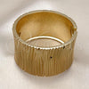Oro Laminado Individual Bangle, Gold Filled Style Diamond Cutting Finish, Golden Finish, 07.215.0014.05