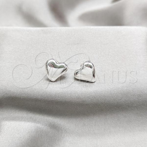 Sterling Silver Stud Earring, Polished, Silver Finish, 02.395.0056