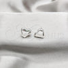 Sterling Silver Stud Earring, Polished, Silver Finish, 02.395.0056