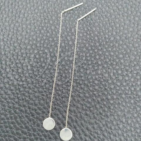Sterling Silver Threader Earring, Polished, Silver Finish, 02.397.0029