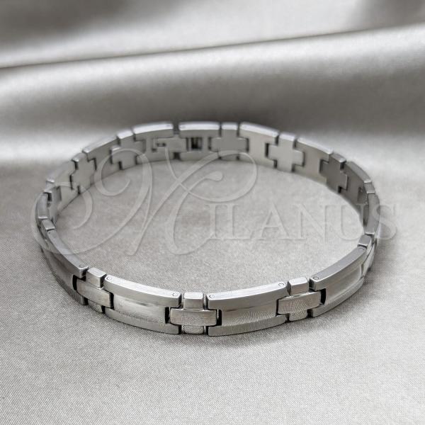 Stainless Steel Solid Bracelet, Polished, Steel Finish, 03.63.22916.09