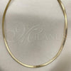 Oro Laminado Basic Necklace, Gold Filled Style Herringbone Design, Polished, Golden Finish, 04.213.0176.20
