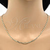 Oro Laminado Basic Necklace, Gold Filled Style Polished, Golden Finish, 04.213.0070.24