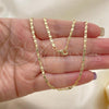 Oro Laminado Basic Necklace, Gold Filled Style Polished, Golden Finish, 04.213.0050.22