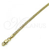 Oro Laminado Basic Anklet, Gold Filled Style Bismark Design, Polished, Golden Finish, 04.213.0262.10