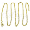 Oro Laminado Basic Necklace, Gold Filled Style Polished, Golden Finish, 04.213.0158.20