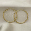 Oro Laminado Medium Hoop, Gold Filled Style Polished, Golden Finish, 02.32.0553.40