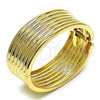 Oro Laminado Individual Bangle, Gold Filled Style Polished, Golden Finish, 07.307.0018.04