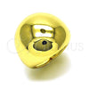 Oro Laminado Elegant Ring, Gold Filled Style Ball Design, Polished, Golden Finish, 01.341.0126