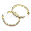Oro Laminado Stud Earring, Gold Filled Style Polished, Golden Finish, 02.122.0118.3.35