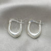 Sterling Silver Small Hoop, Polished, Silver Finish, 02.393.0021.10