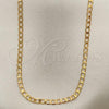 Oro Laminado Basic Necklace, Gold Filled Style Polished, Golden Finish, 04.58.0021.24