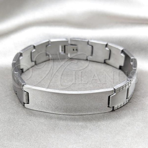 Stainless Steel Solid Bracelet, Polished, Steel Finish, 03.63.22927.08
