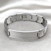 Stainless Steel Solid Bracelet, Polished, Steel Finish, 03.63.22927.08