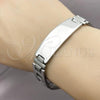 Stainless Steel Solid Bracelet, Polished, Steel Finish, 03.114.0236.08