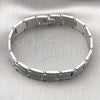 Stainless Steel Solid Bracelet, Polished, Steel Finish, 5.244.002.1.08