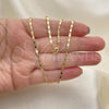 Oro Laminado Basic Necklace, Gold Filled Style Polished, Golden Finish, 04.213.0085.24