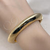 Oro Laminado Individual Bangle, Gold Filled Style Chunky Design, Polished, Golden Finish, 07.307.0030.04