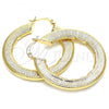 Oro Laminado Medium Hoop, Gold Filled Style Polished, Golden Finish, 02.170.0226.1.40