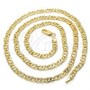 Oro Laminado Basic Necklace, Gold Filled Style Polished, Golden Finish, 04.63.1363.24