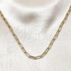 Oro Laminado Basic Necklace, Gold Filled Style Paperclip Design, Polished, Golden Finish, 04.63.1395.18