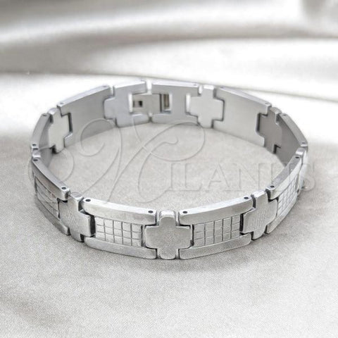 Stainless Steel Solid Bracelet, Polished, Steel Finish, 03.63.22934.08