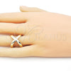 Oro Laminado Elegant Ring, Gold Filled Style Polished, Golden Finish, 01.60.0018