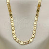 Oro Laminado Basic Necklace, Gold Filled Style Polished, Golden Finish, 04.63.1336.24
