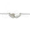 Sterling Silver Pendant Necklace, with White Cubic Zirconia, Polished, Rhodium Finish, 04.336.0080.16