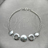 Sterling Silver Fancy Bracelet, Ball Design, Polished, Silver Finish, 03.399.0001.07