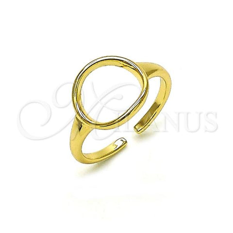 Oro Laminado Elegant Ring, Gold Filled Style Polished, Golden Finish, 01.213.0062