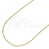 Oro Laminado Basic Necklace, Gold Filled Style Polished, Golden Finish, 04.213.0222.18