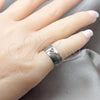 Stainless Steel Mens Ring, Butterfly Design, Matte Finish, Steel Finish, 01.63.0606.04
