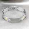Stainless Steel Solid Bracelet, Polished, Two Tone, 03.63.22961.08